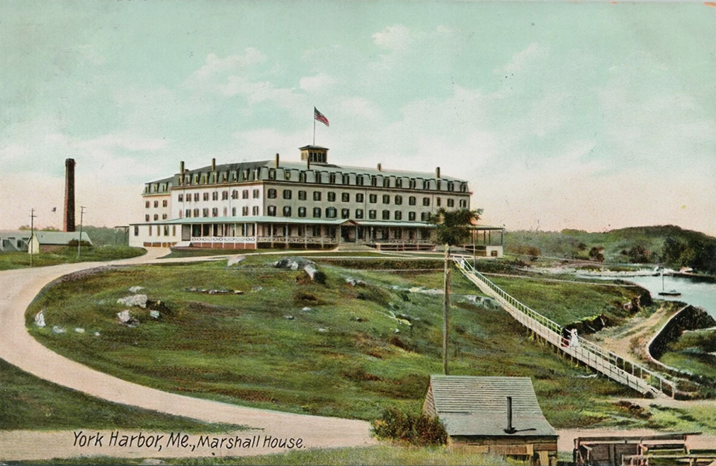 original Marshall House in York Harbor, Maine