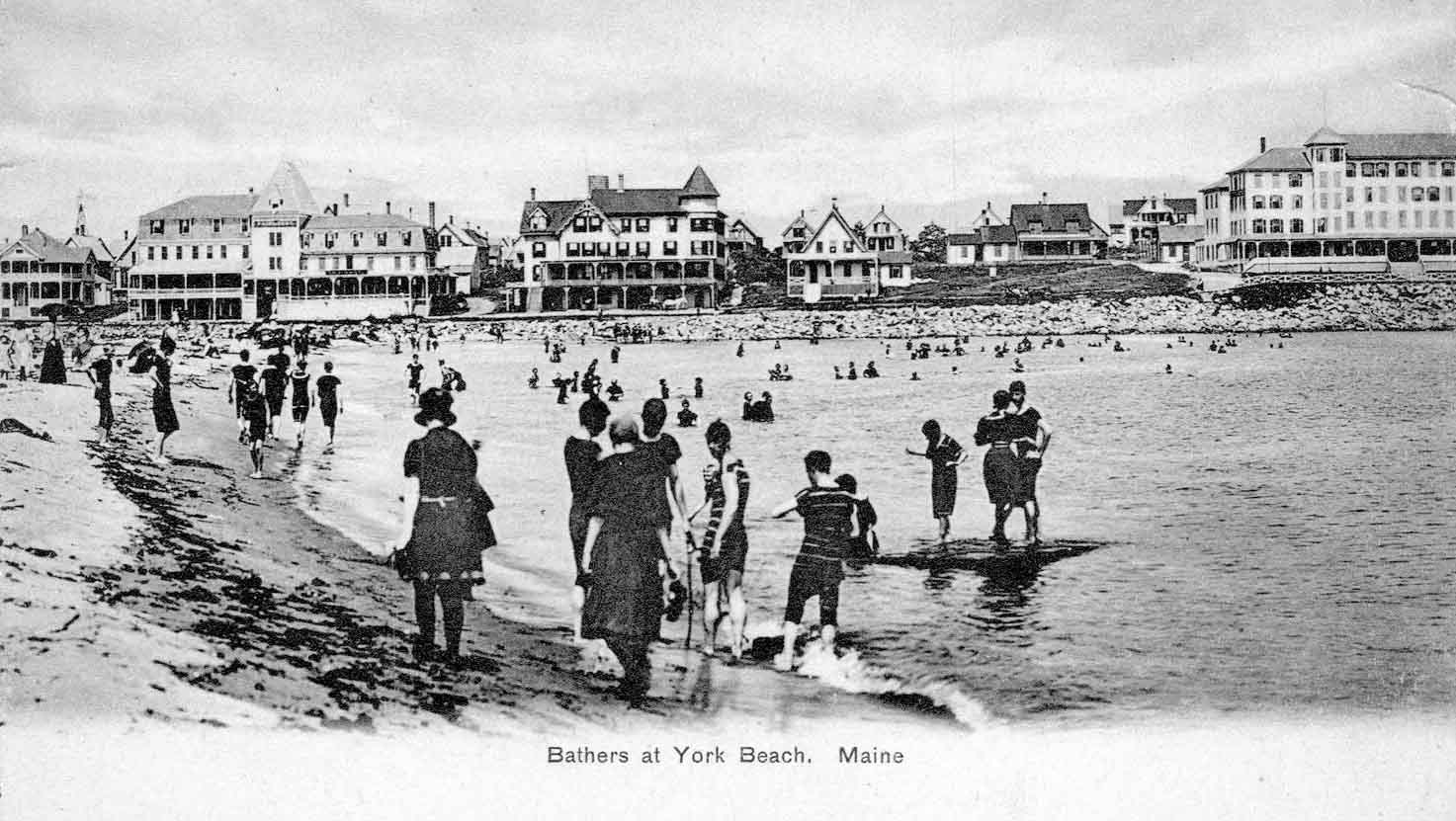 Short Sands Beach, York Maine, 1914