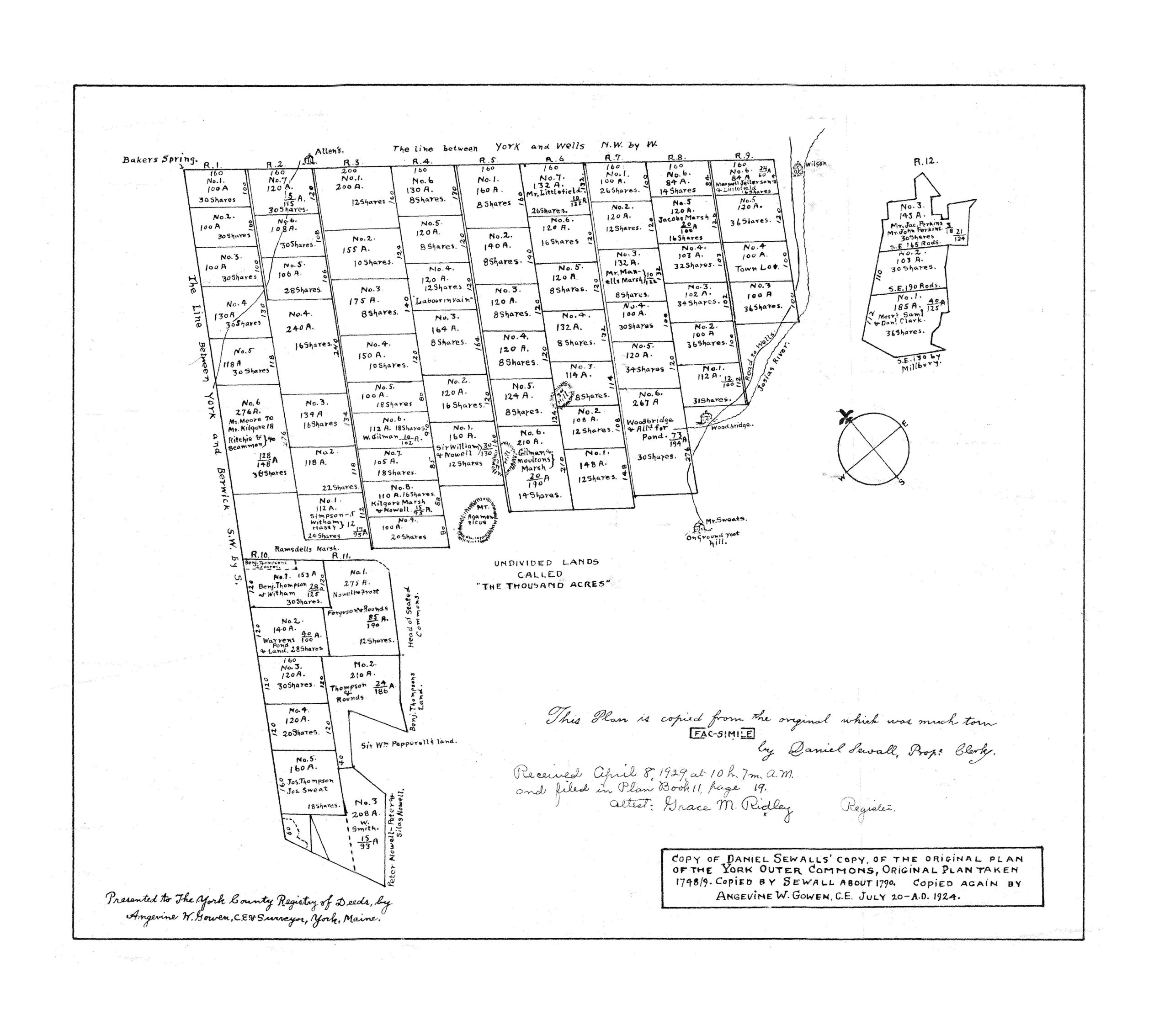 Plan of Outer Commons